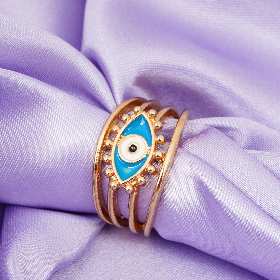 Blue Evil Eye Ring