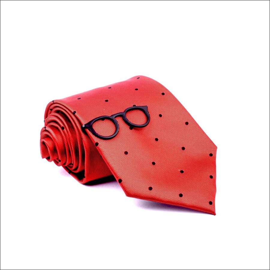 Geeky Black Glass Tie Pin