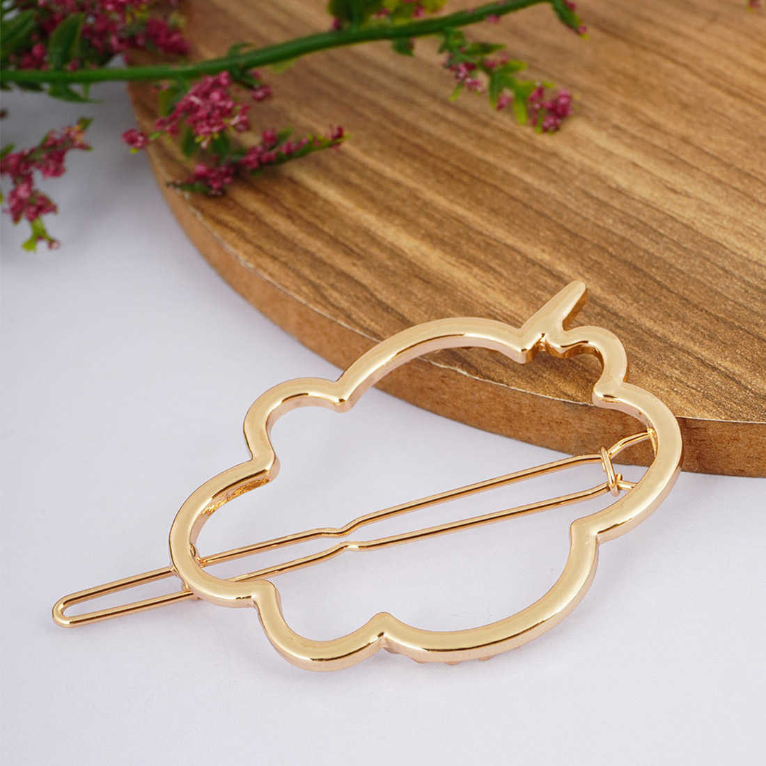 Gold Cloud Hair Clip