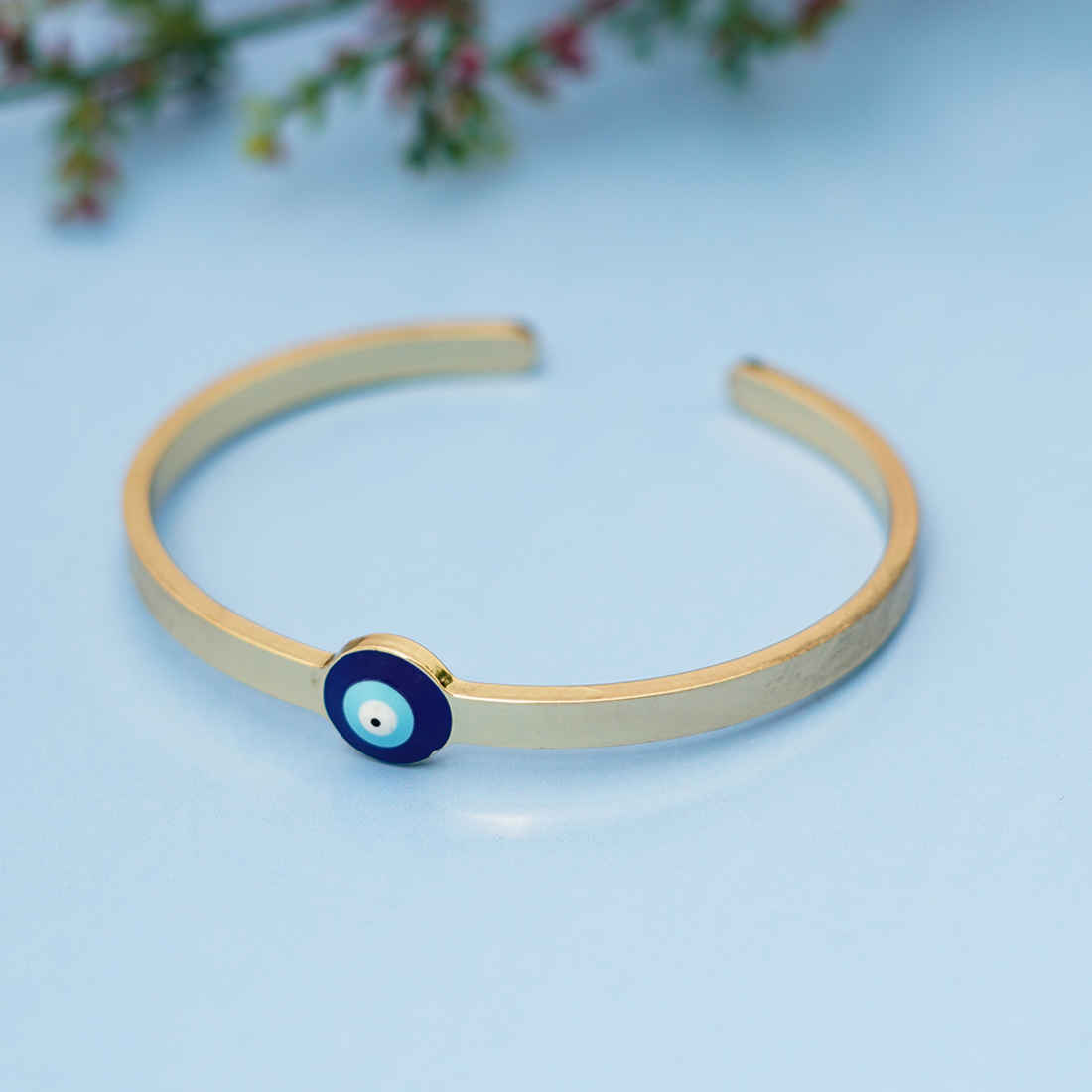 Evil Eye Band Cuff Bracelet