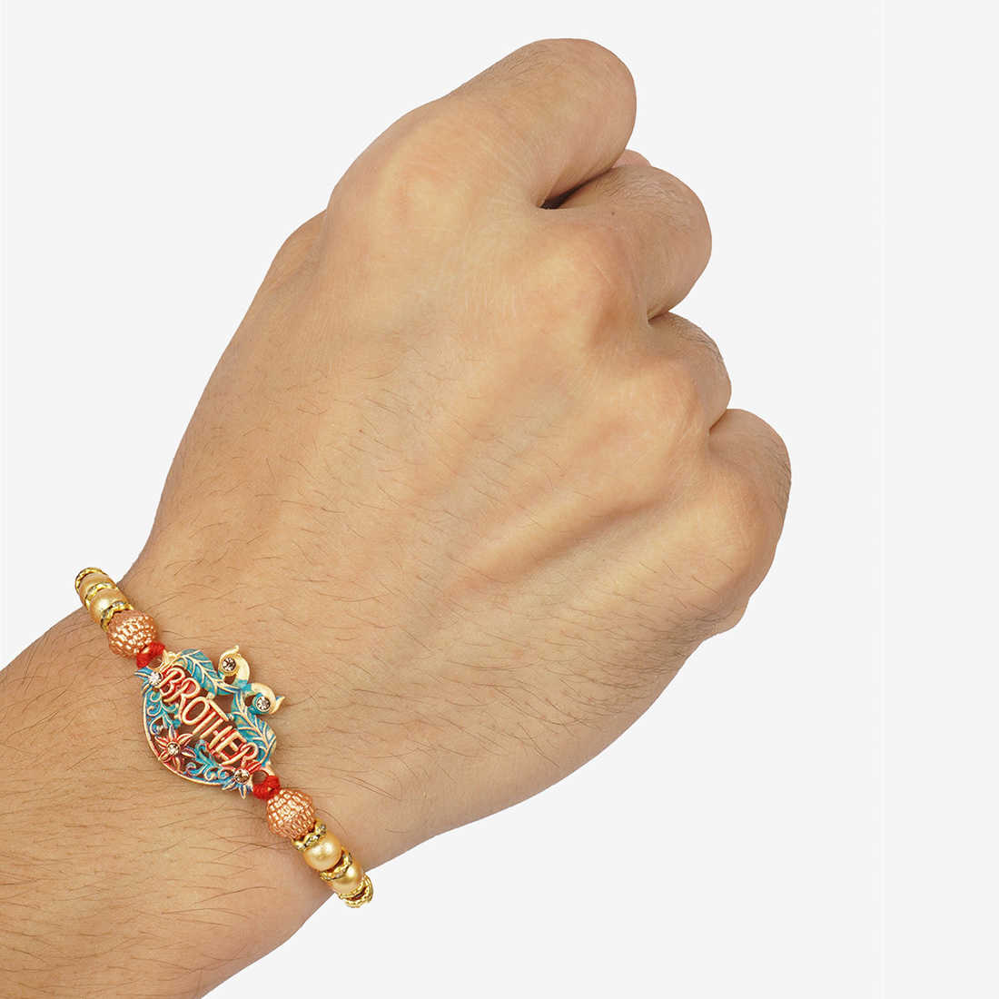 Urmika Colorful Brother Rakhi with Roli Chawal