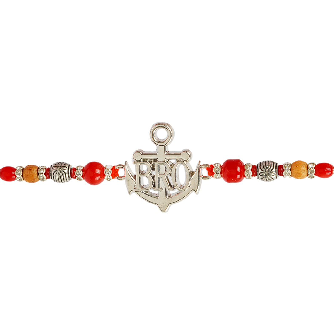 Bro Text Beaded Rakhi