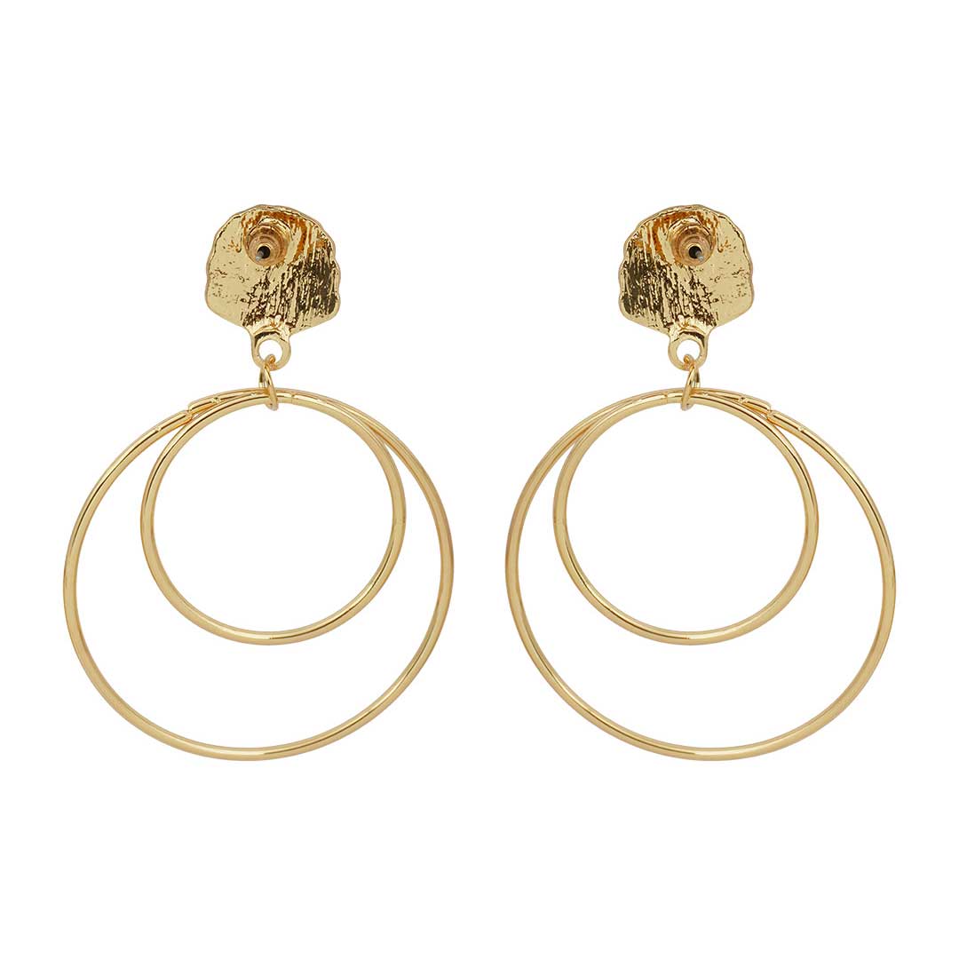 Seashell Hoop Earrings