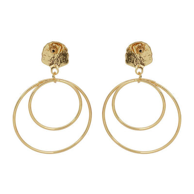 Seashell Hoop Earrings