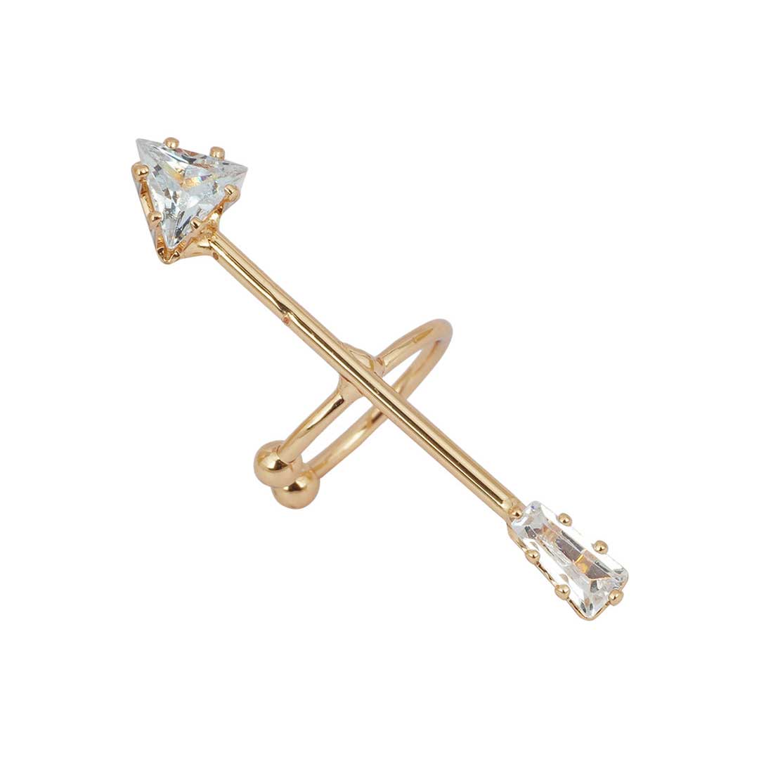 Crystal Arrow Ear Cuff