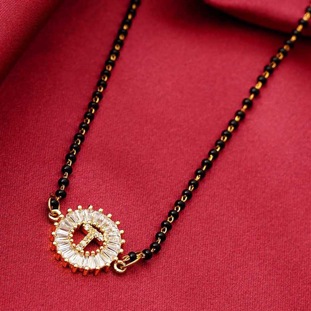 T Alphabet Mangalsutra