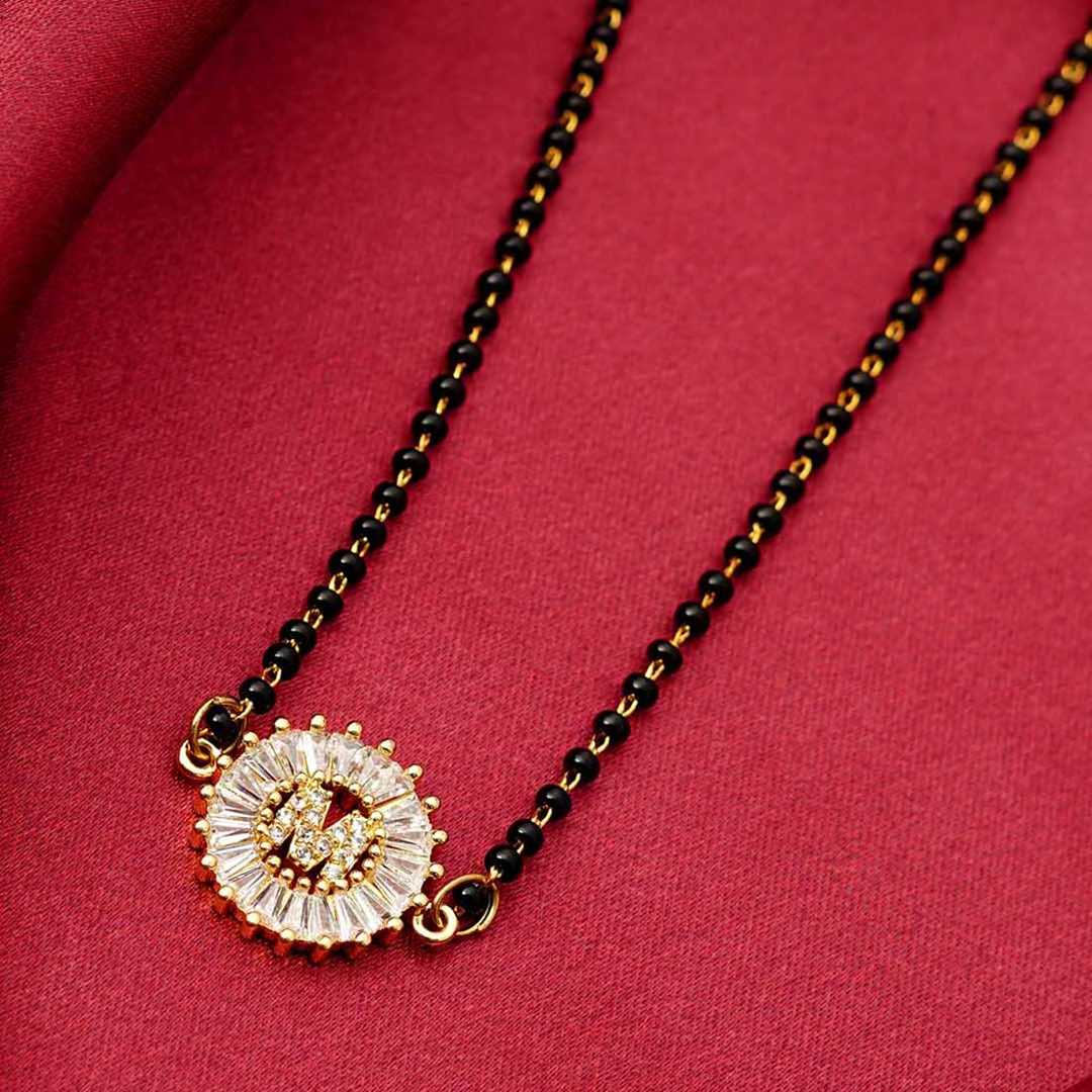 M Alphabet Mangalsutra