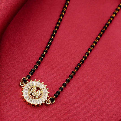 M Alphabet Mangalsutra