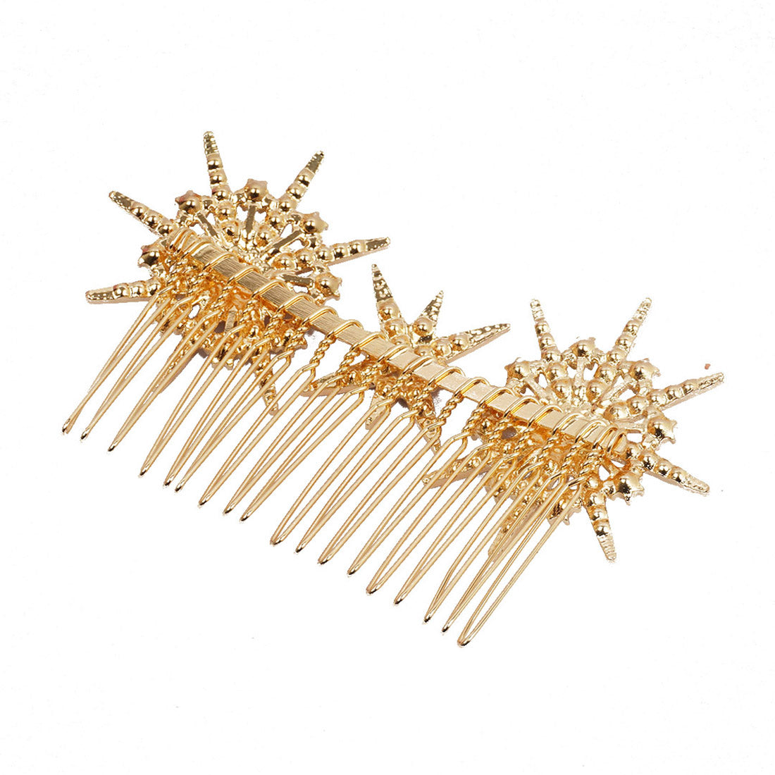 Star Rhinestones Hair Comb