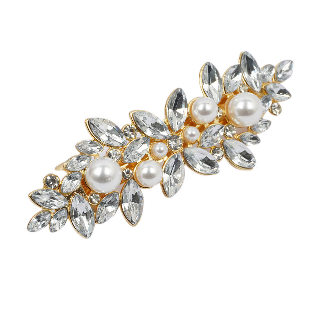 Crystal Pearl Hair Clip