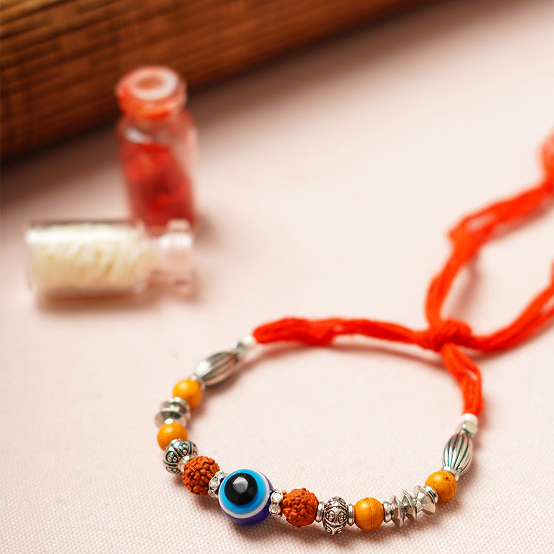 Evil Eye Rudraksh Rakhi