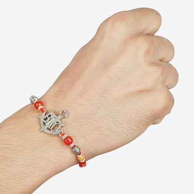 Bro Text Beaded Rakhi