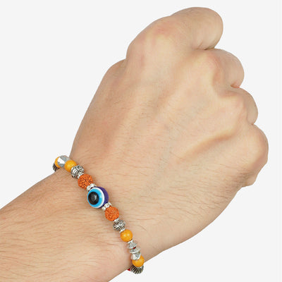 Evil Eye Rudraksh Rakhi