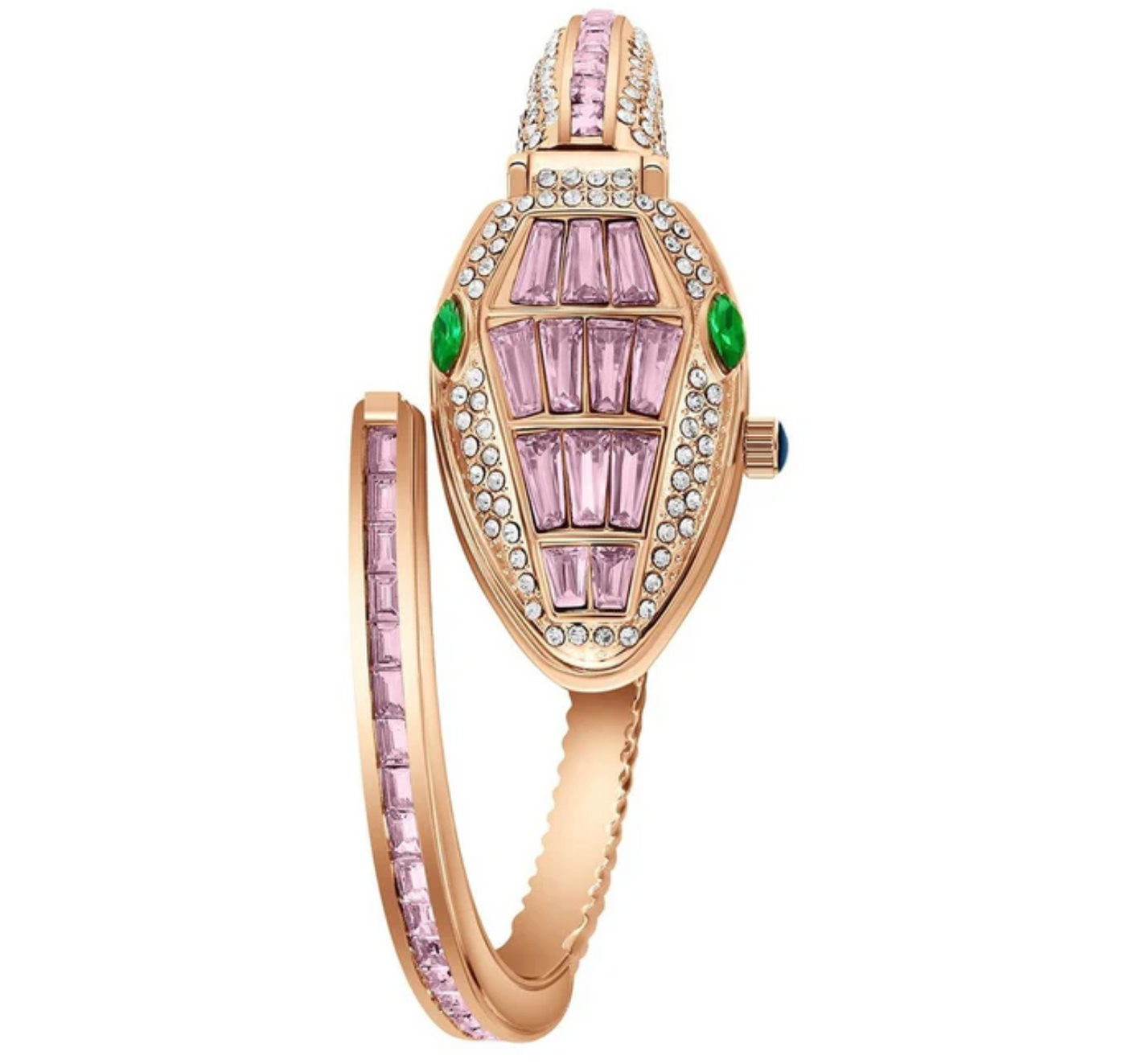 Pink Bloom Snake Bracelet Watch – Ferosh