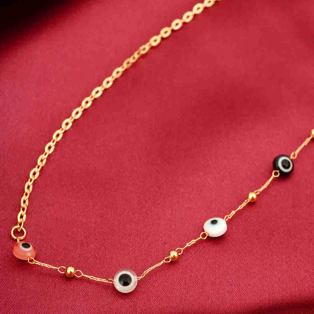 Evil Eye Gold Disk Belly Chain