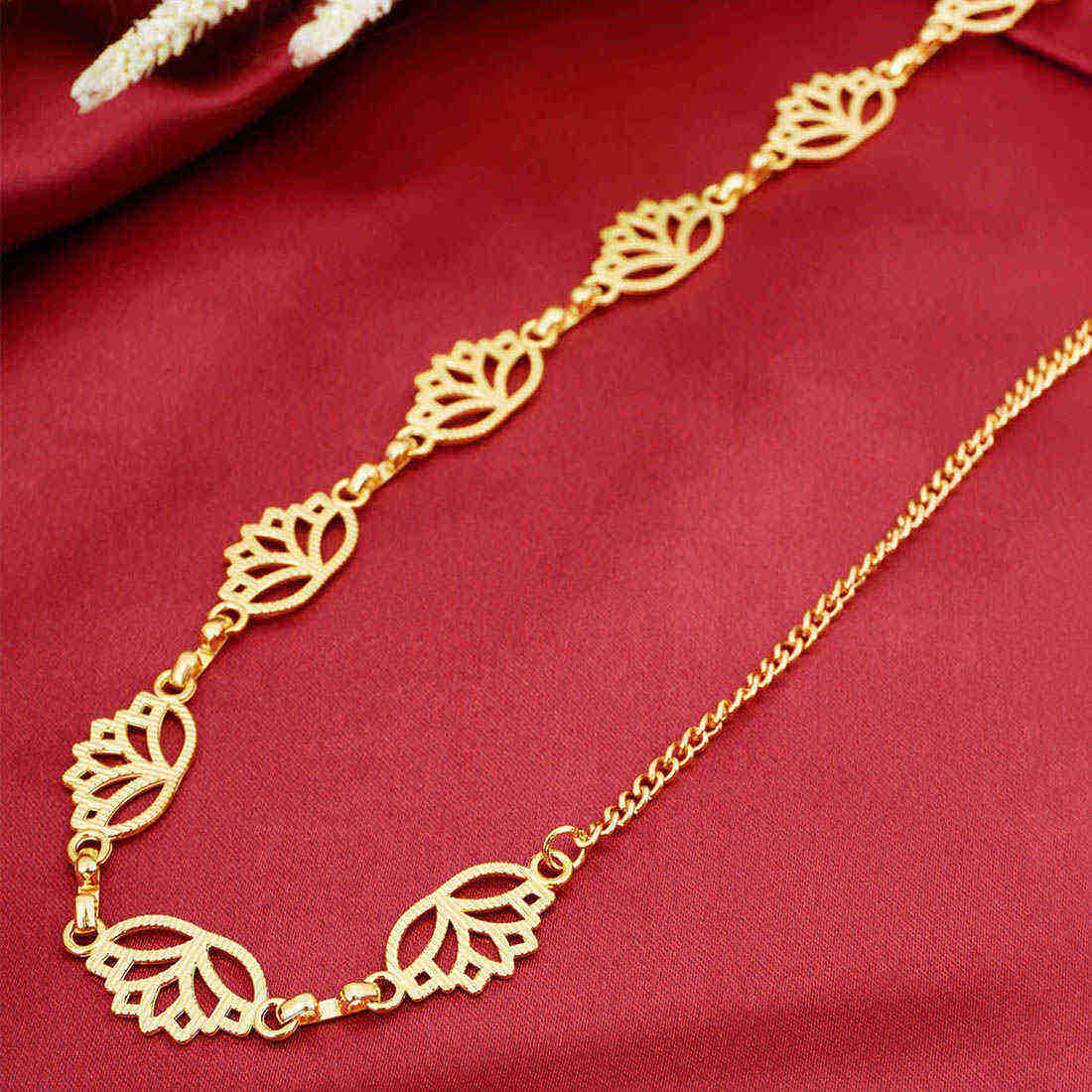 Lotus Gold Belly Chain