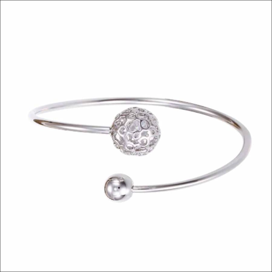 Alchemy Disco Ball Silver Cuff - Ferosh