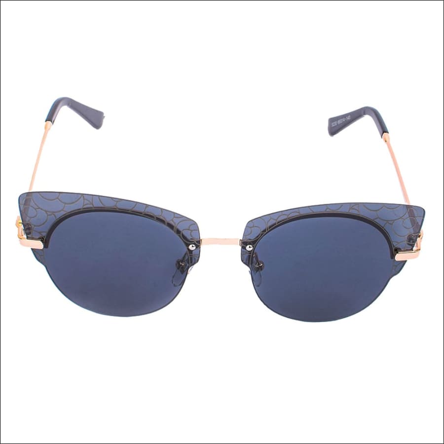 Aldrich Cat-Eyed Faint Black Sunglasses - Ferosh