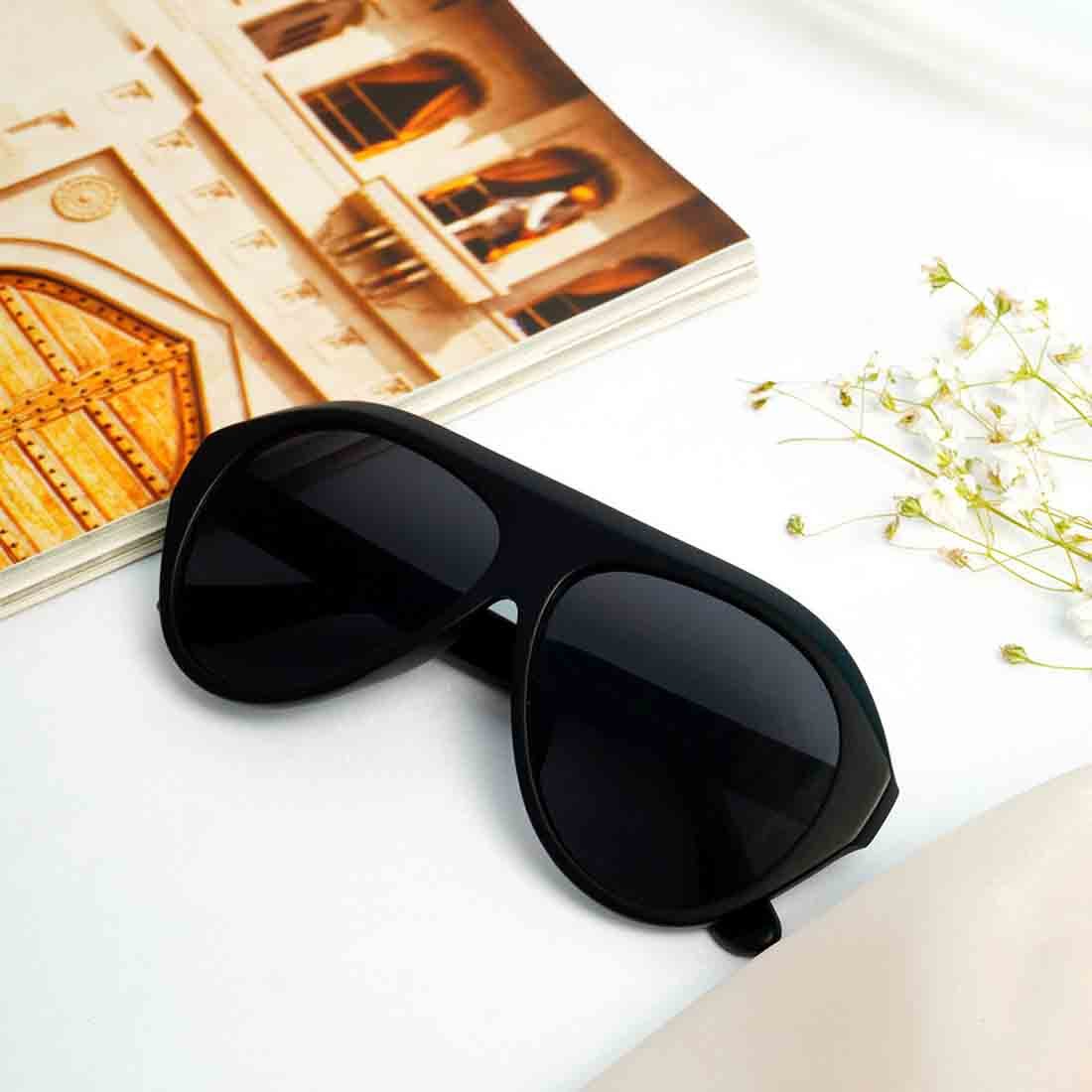 All Black Aviator Sunglasses - Ferosh