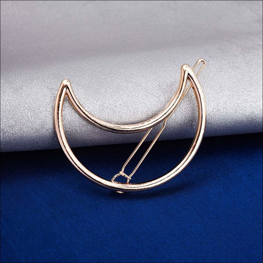 Amora Golden Crescent Hair Pin - Ferosh