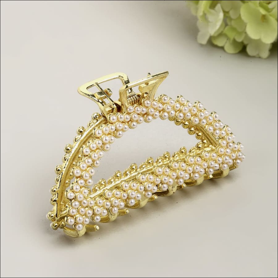 Anaqa Pearl Hair Clutch - Ferosh