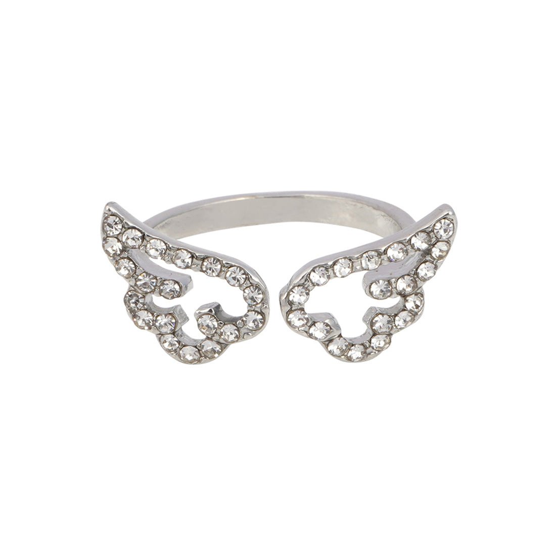 Angel Wings Silver Ring - Ferosh