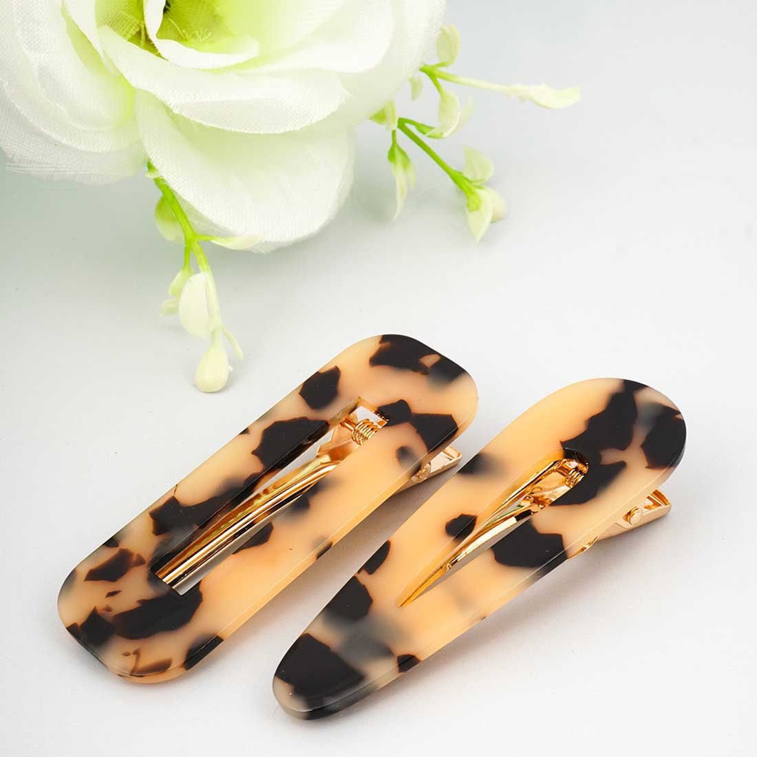 Animal Print Hairclips - Ferosh