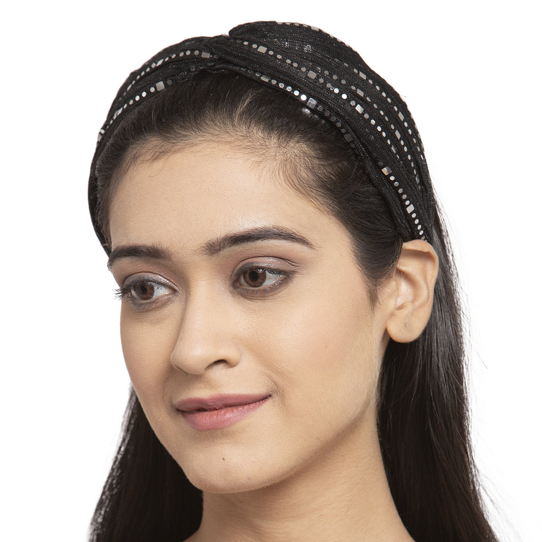Black Lace Shimmer Hairband