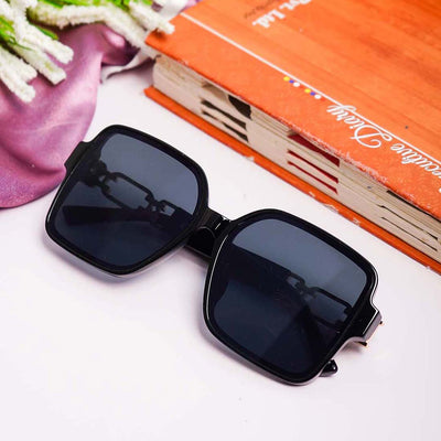 Black Oversized Square Sunglasses
