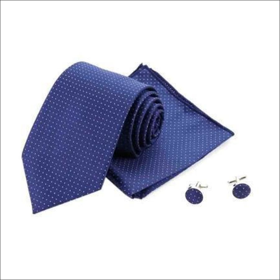 Blue Spotted Tie set