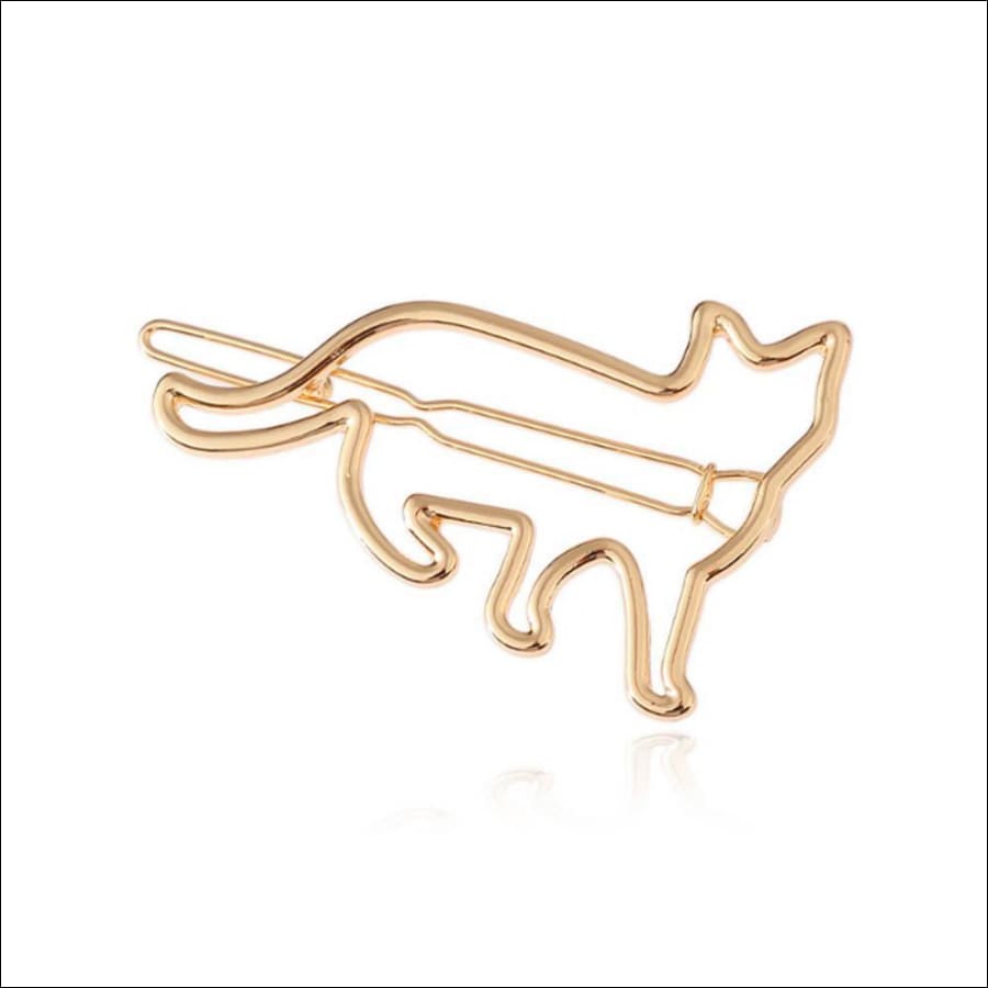 Bracha Gold Cat Hair Pin for Women
