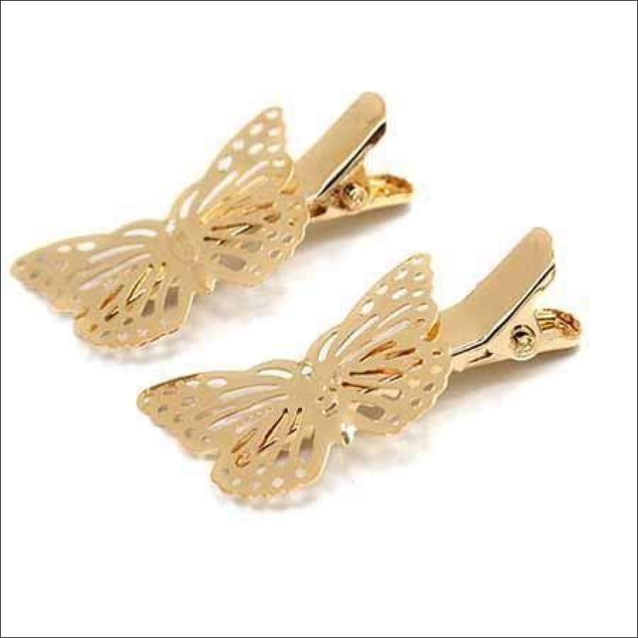 Butterfly hairclips