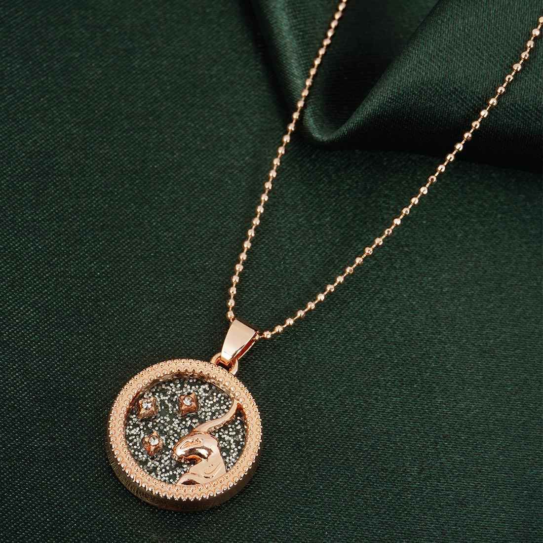 Capricorn Pendant Chain Zodiac Necklace