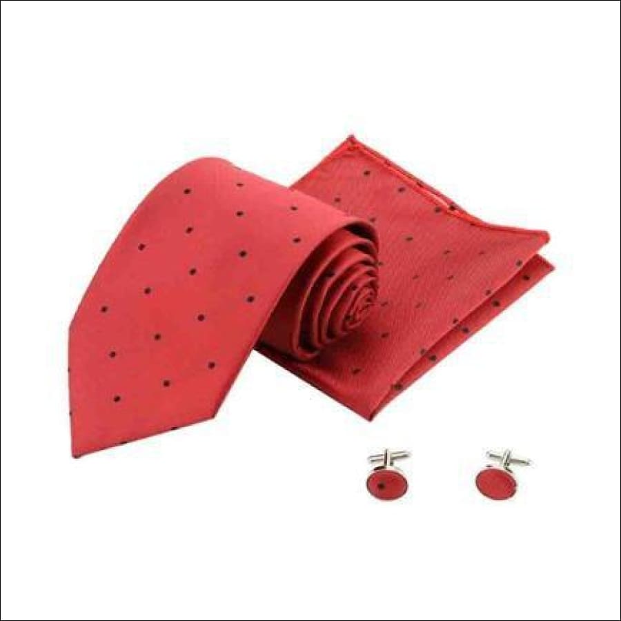Cherry Polka Dots Tie Set