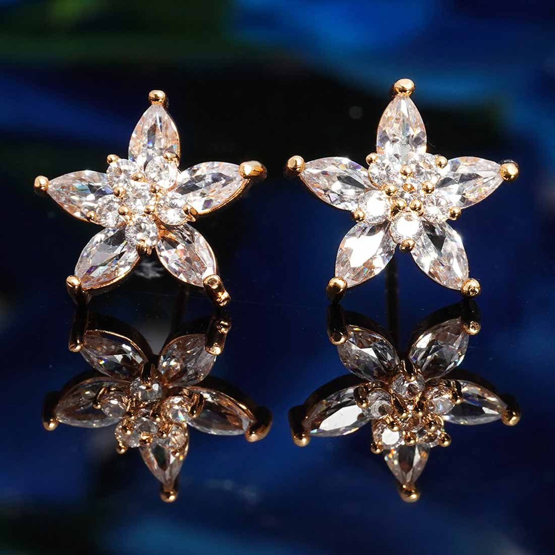 Crystal Star Stud Earring