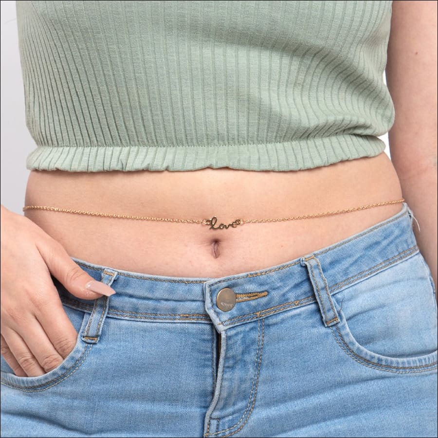 Dainty Love Belly Chain
