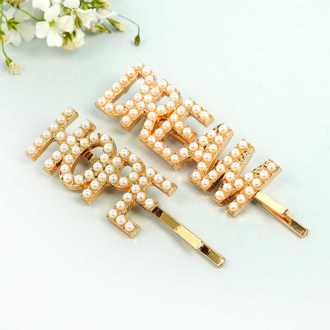 Dream Hope Pearl Clips