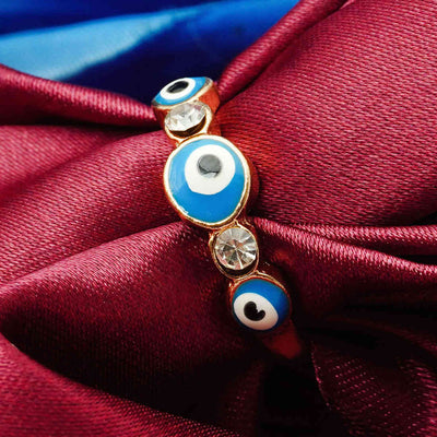 Evil Eye Crystal Ring