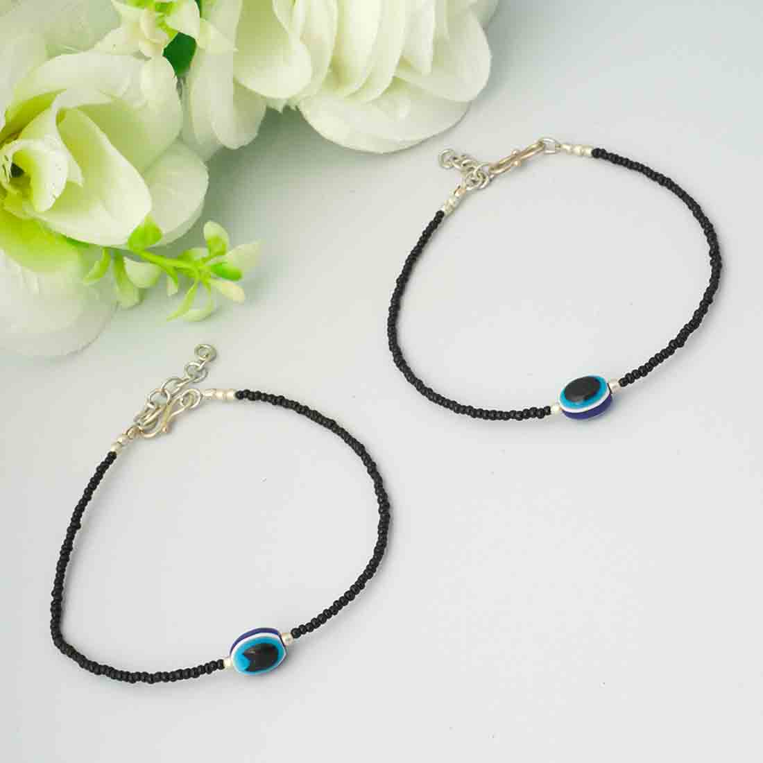 Evil Eye Charm Thread Anklet