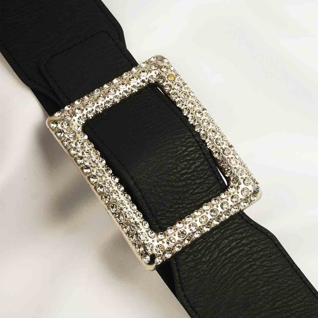 Ferosh Ferosh Crystal Buckle Belt