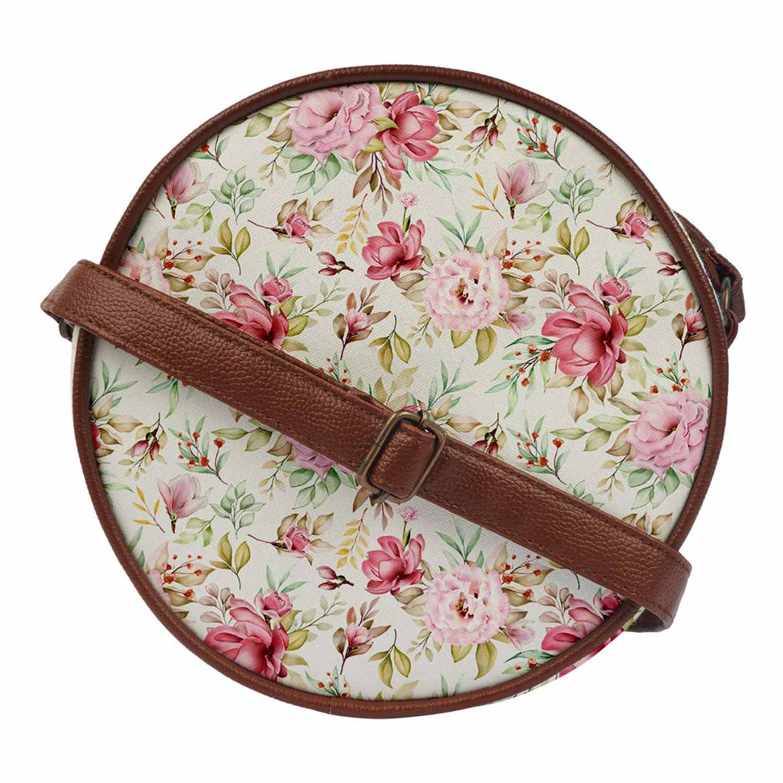 Floral Round Sling Bag