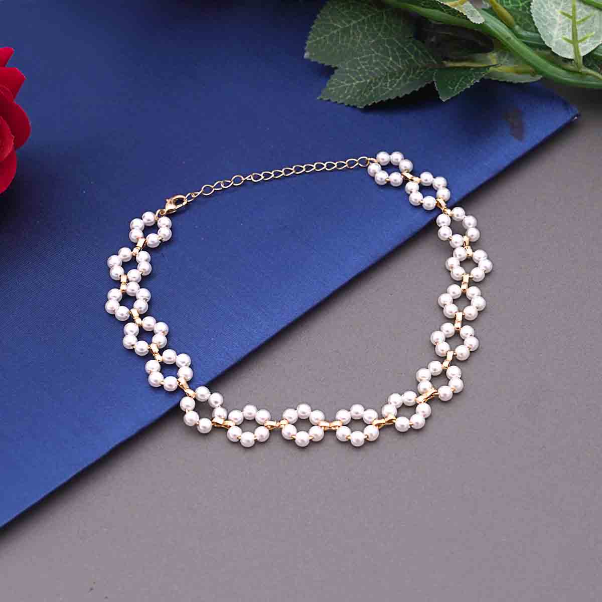 Flower Choker Necklace