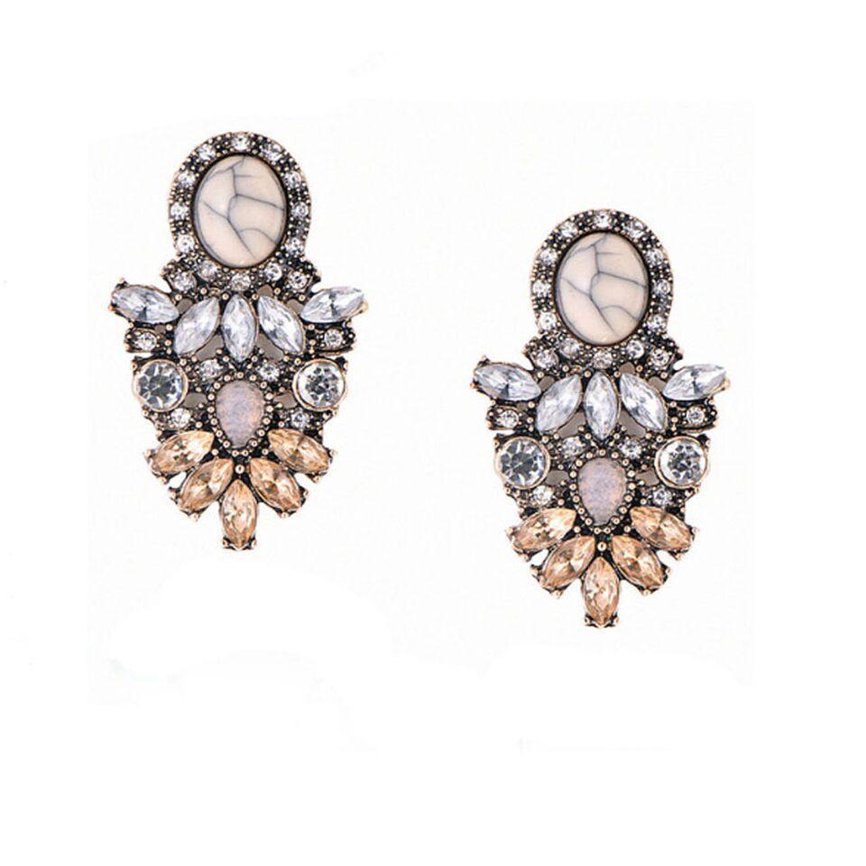 Glam Crystal Earrings