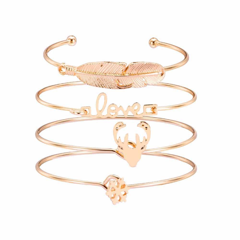Gloria Gold Bracelets