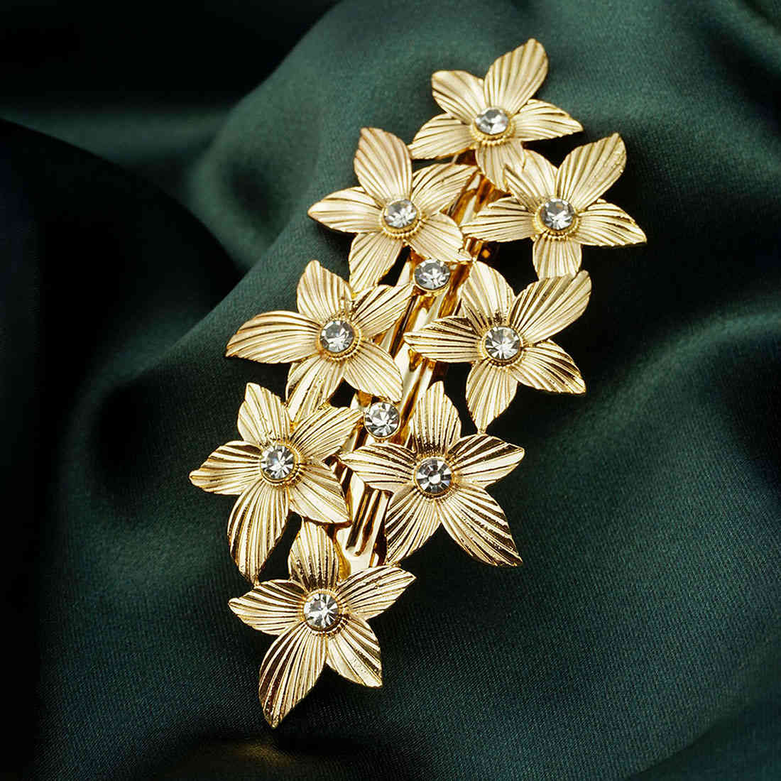 Gold Mini Flower Hair Clip