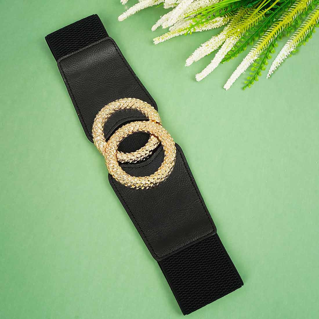 Gold Ring Buckle Belt
