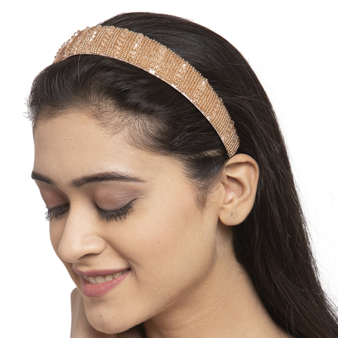 Golden Beaded Hairband
