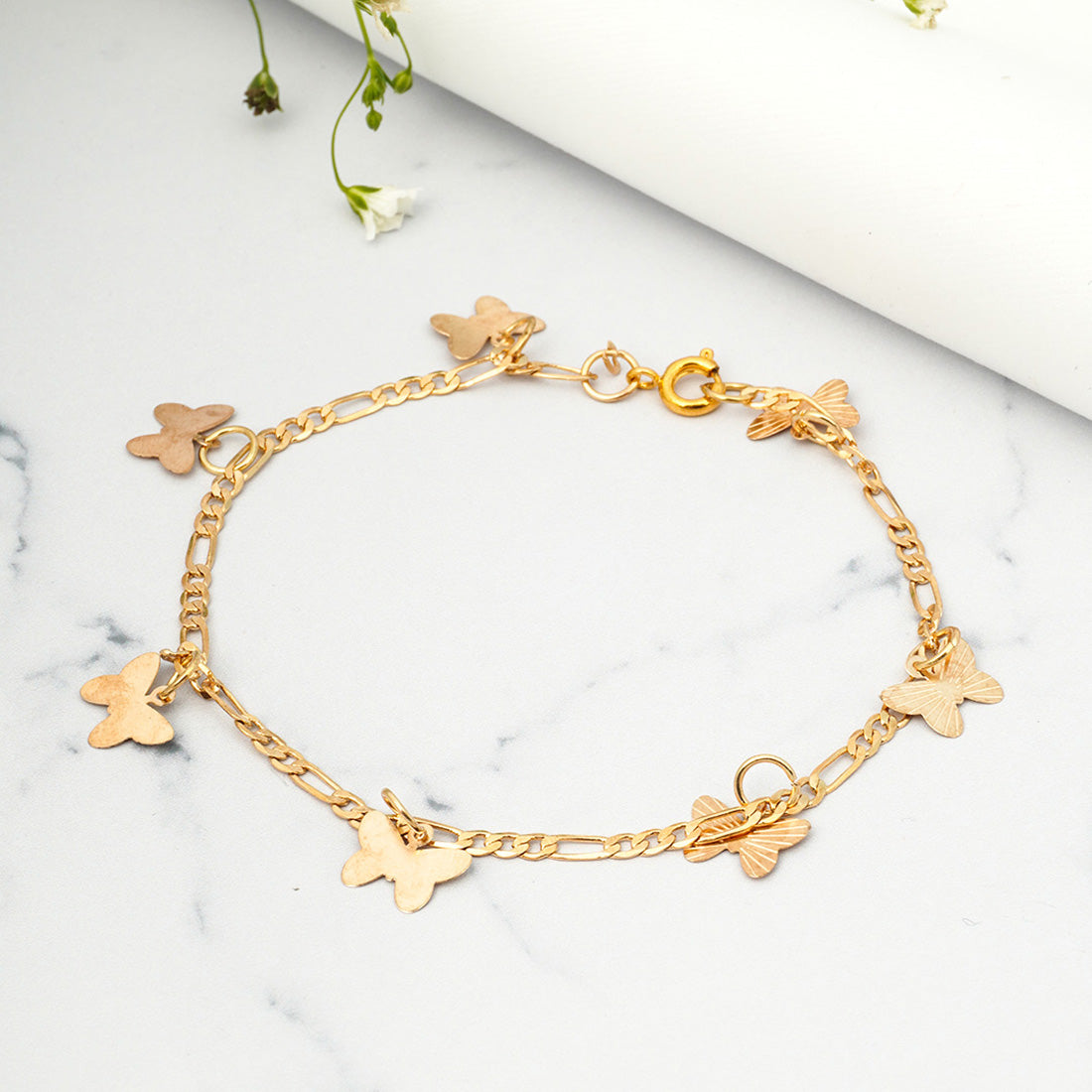 Golden Butterfly Bracelet