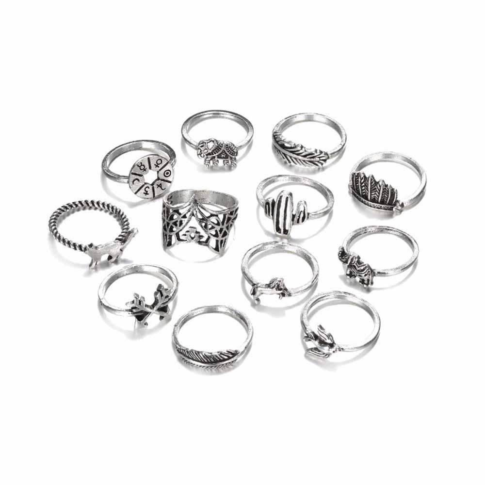 Gypsy Silver Ring Set