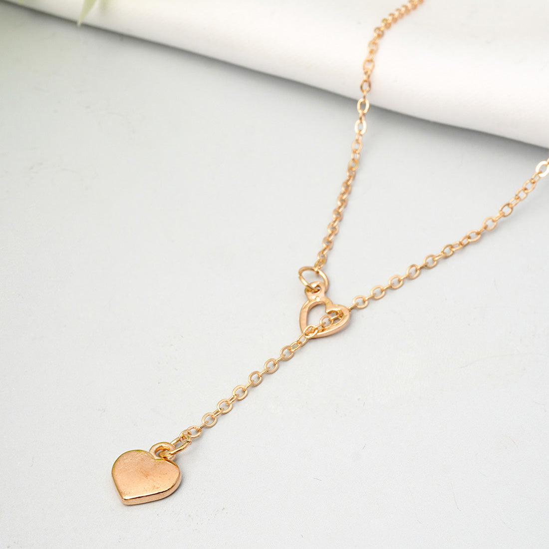 Heart Cable Chain Necklace